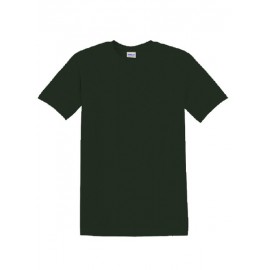 Sötétzöld póló A4 méretű, egyedi fényképpel, felirattal